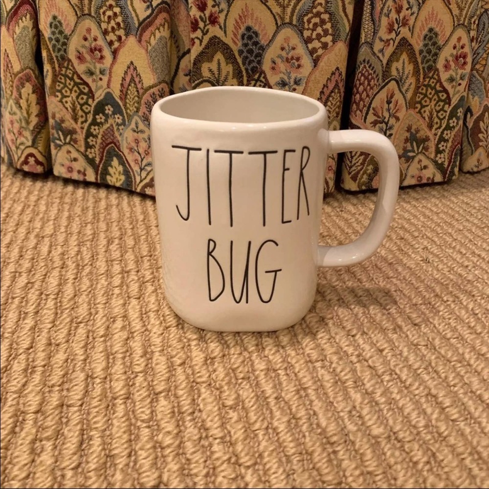 NWT Rae Dunn JITTER BUG Ceramic LL Mug